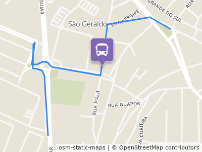 Mapa da parada