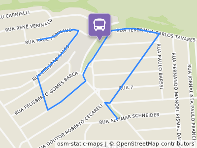 Mapa da parada