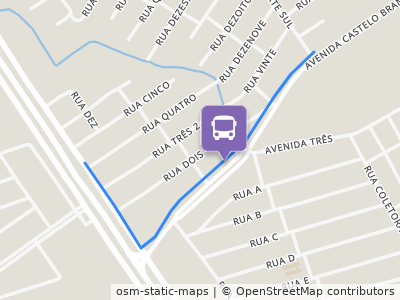 Mapa da parada