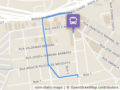 Mapa da parada
