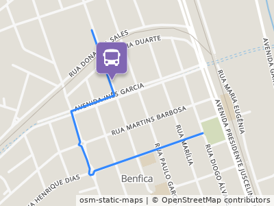 Mapa da parada