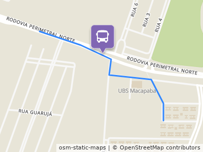 Mapa da parada