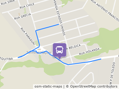 Mapa da parada