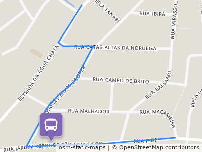 Mapa da parada