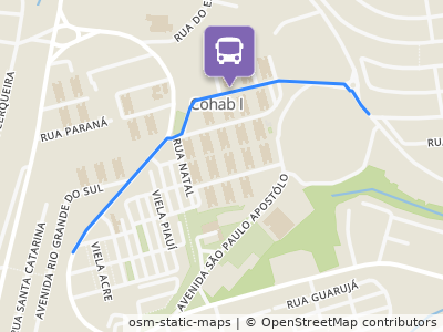 Mapa da parada