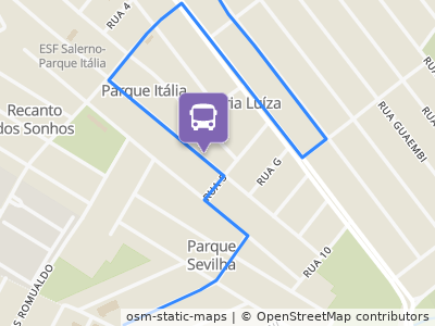 Mapa da parada