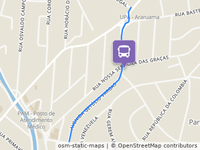 Mapa da parada