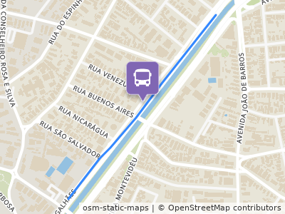 Mapa da parada