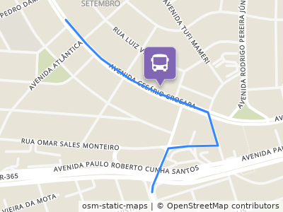 Mapa da parada