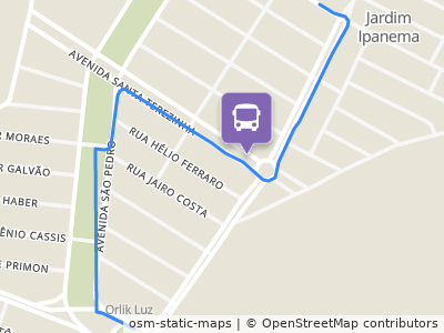 Mapa da parada