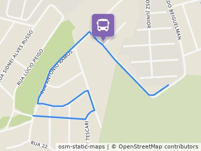 Mapa da parada