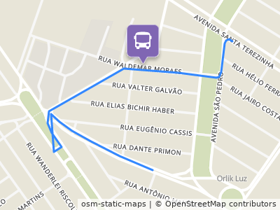 Mapa da parada