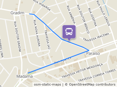 Mapa da parada