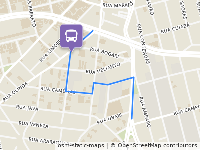 Mapa da parada