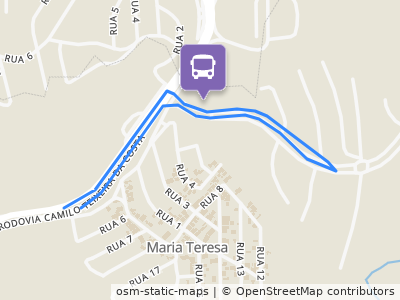 Mapa da parada