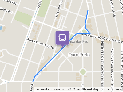 Mapa da parada