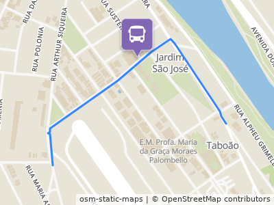 Mapa da parada