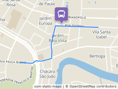 Mapa da parada