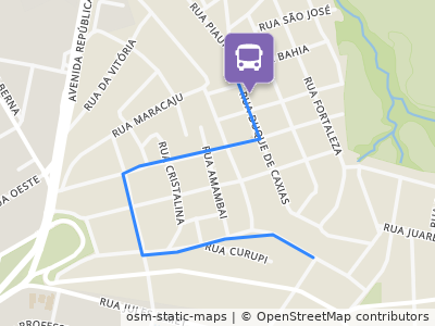 Mapa da parada