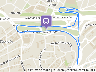 Mapa da parada