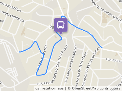 Mapa da parada
