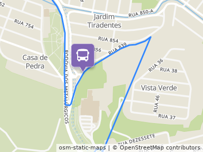 Mapa da parada