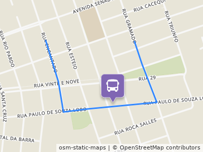 Mapa da parada