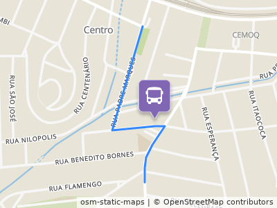 Mapa da parada
