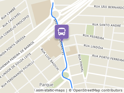 Mapa da parada