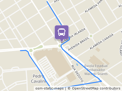 Mapa da parada