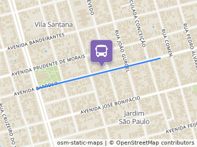 Mapa da parada