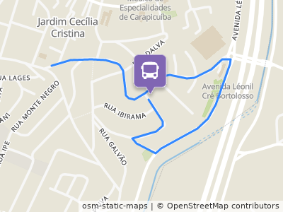 Mapa da parada