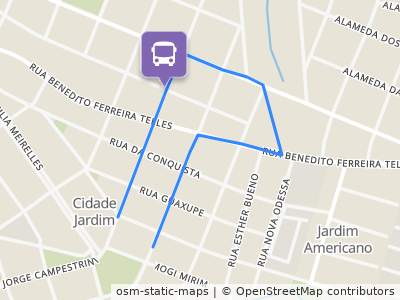 Mapa da parada