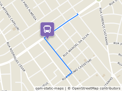 Mapa da parada