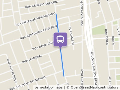 Mapa da parada
