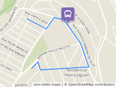Mapa da parada