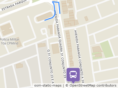 Mapa da parada