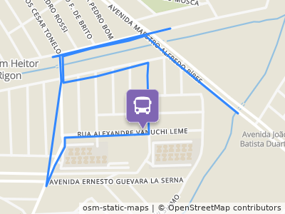 Mapa da parada