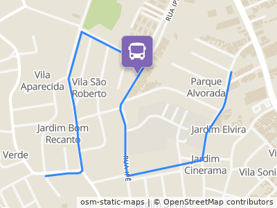 Mapa da parada