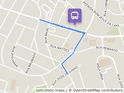 Mapa da parada