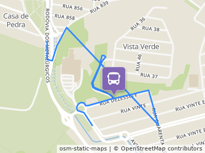 Mapa da parada