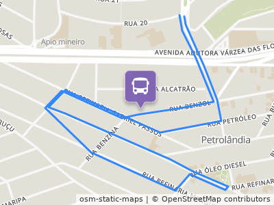 Mapa da parada
