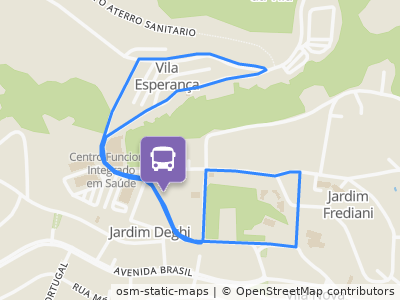 Mapa da parada