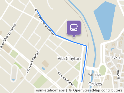 Mapa da parada