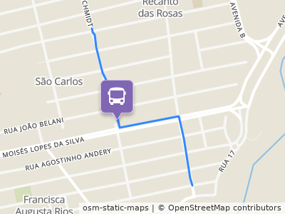 Mapa da parada