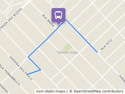 Mapa da parada
