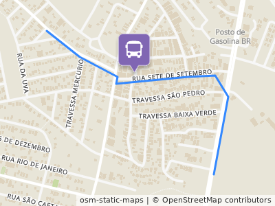 Mapa da parada
