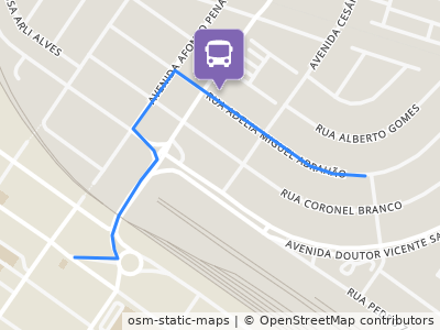 Mapa da parada
