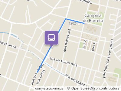 Mapa da parada