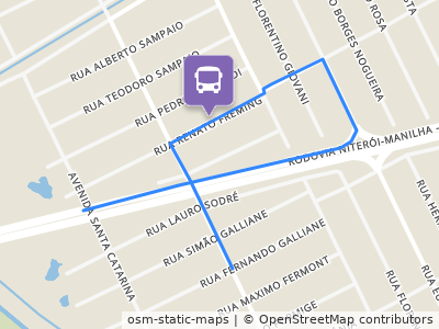 Mapa da parada